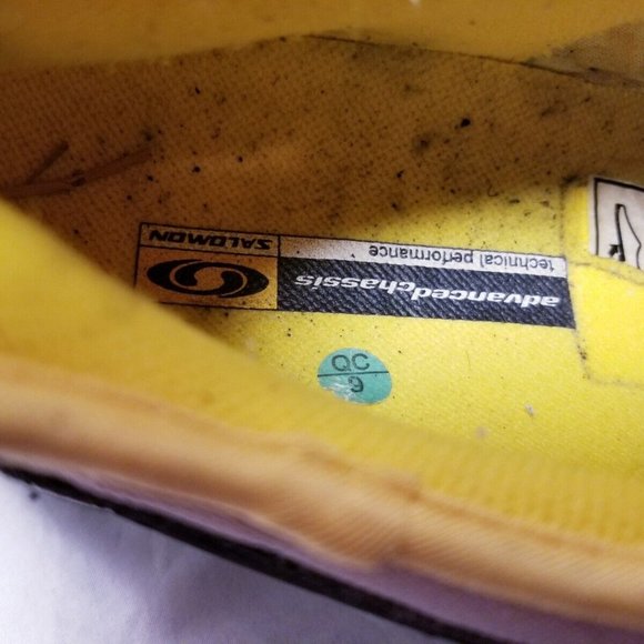 SALOMON MEN SHOES HIKING TRAILING MOUNTAN TOGGLE SIZE 10.5/44  2/3 - Picture 8 of 11